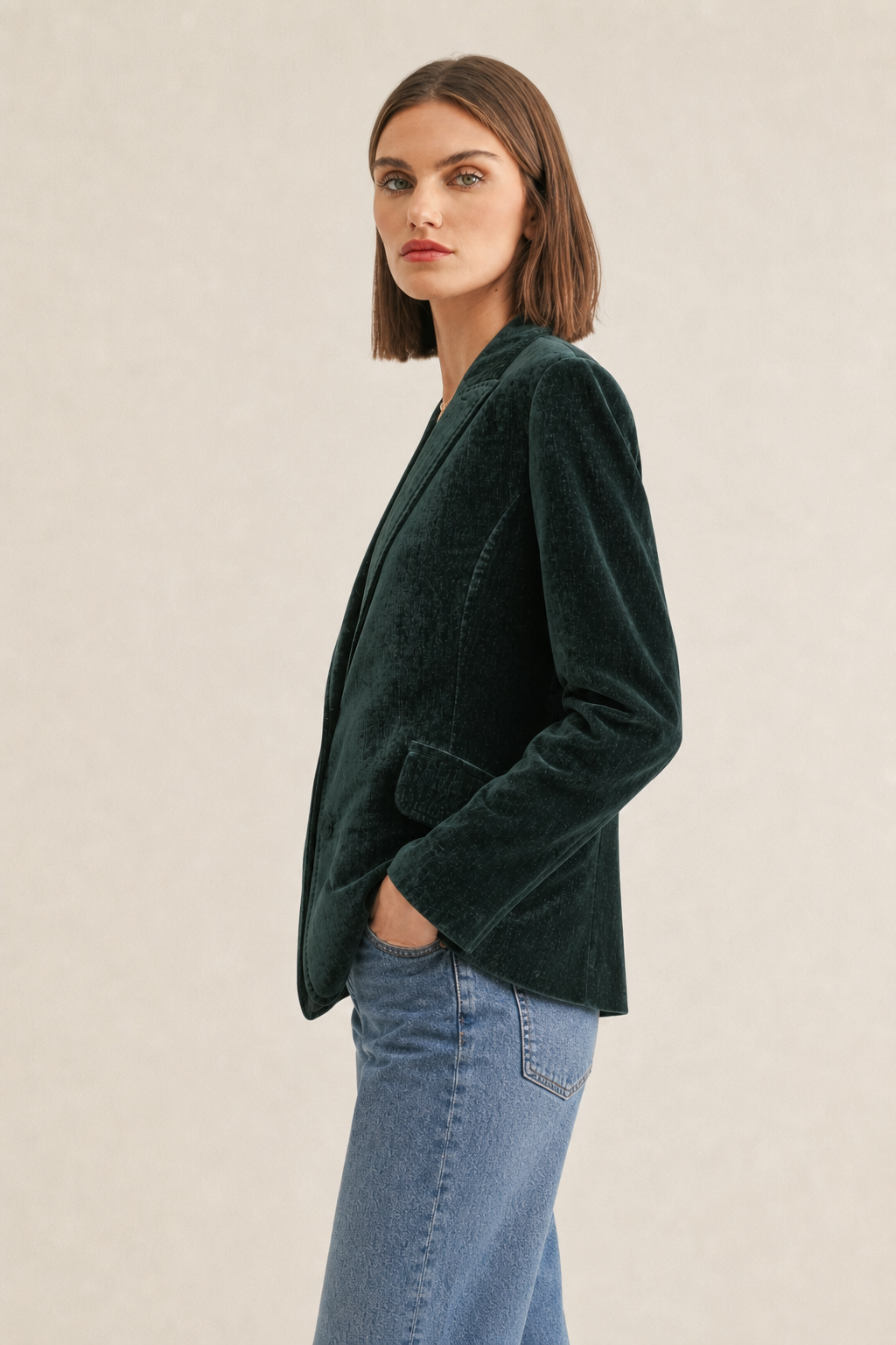 Micah Velvet Blazer