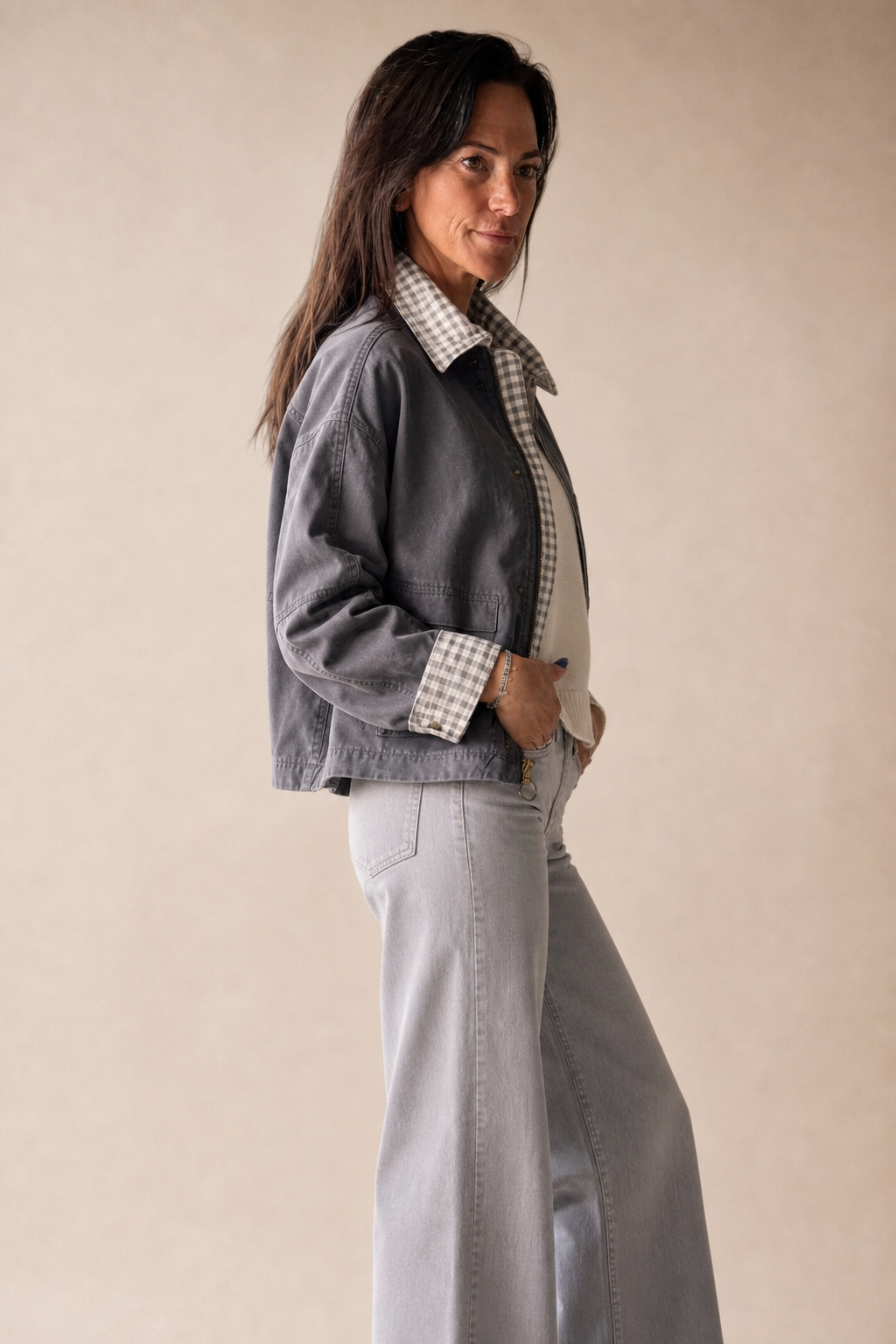 Gingham Jacket