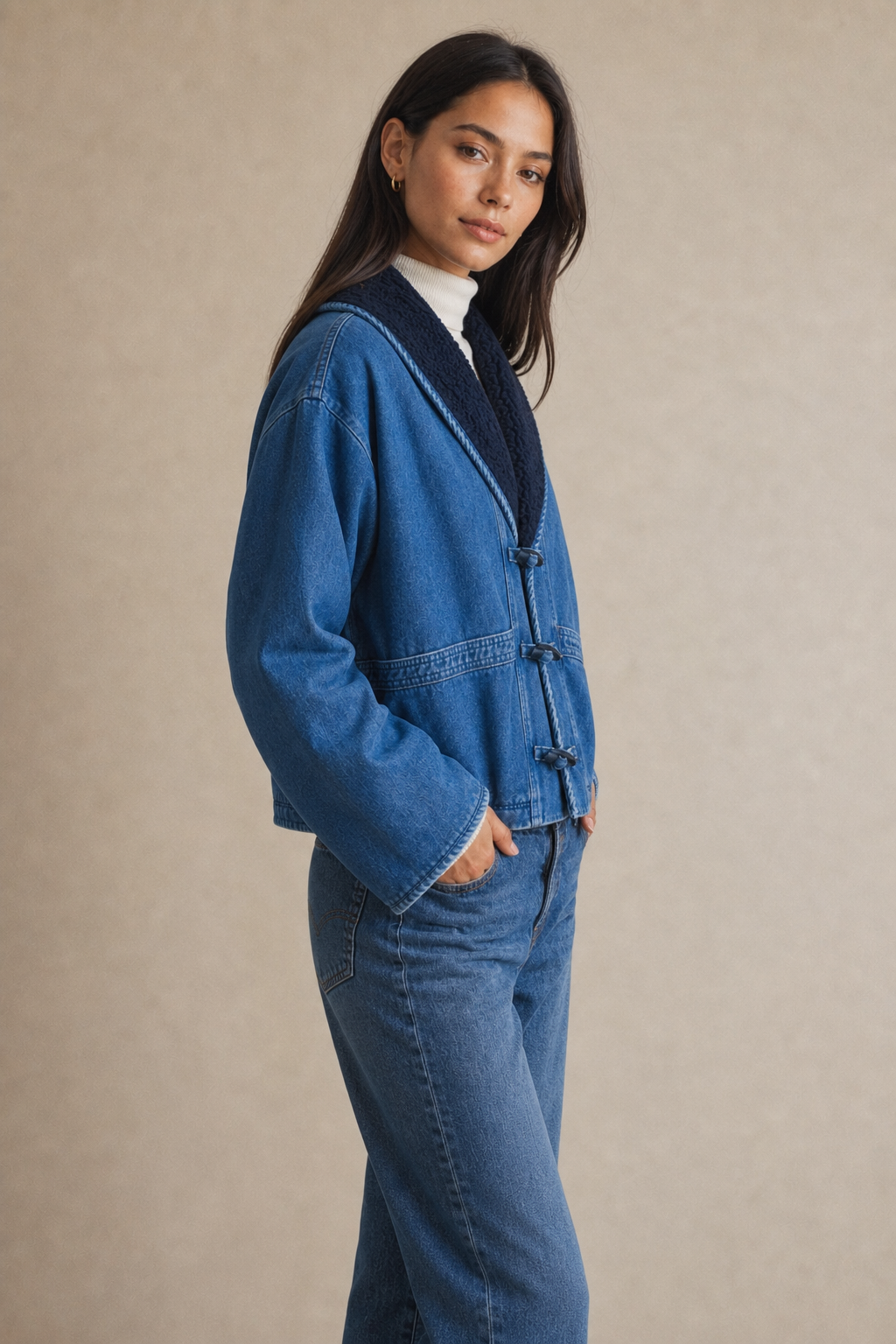 Sherpa Denim Jacket